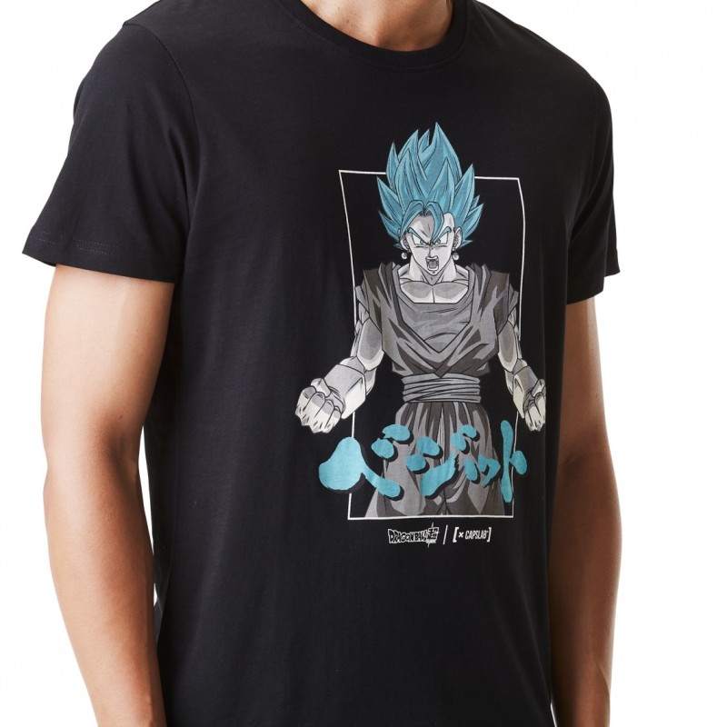 T-Shirt man Dragon Ball Super Vegeta Capslab - 4