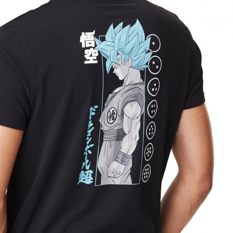 T-shirt Dragon Ball Super Goku Homme Noir Capslab Capslab - 4