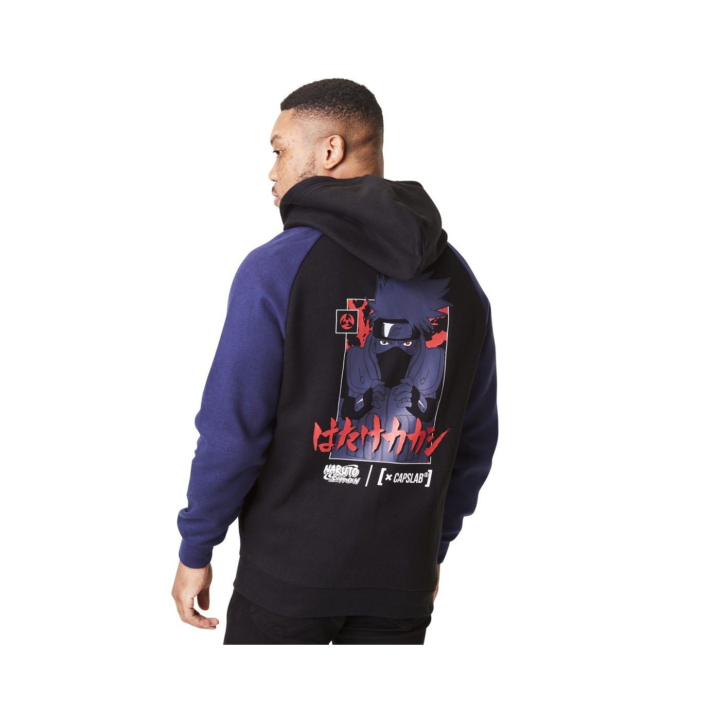 Sweat NARUTO SHIPPUDEN Noir Kakashi [X] Capslab