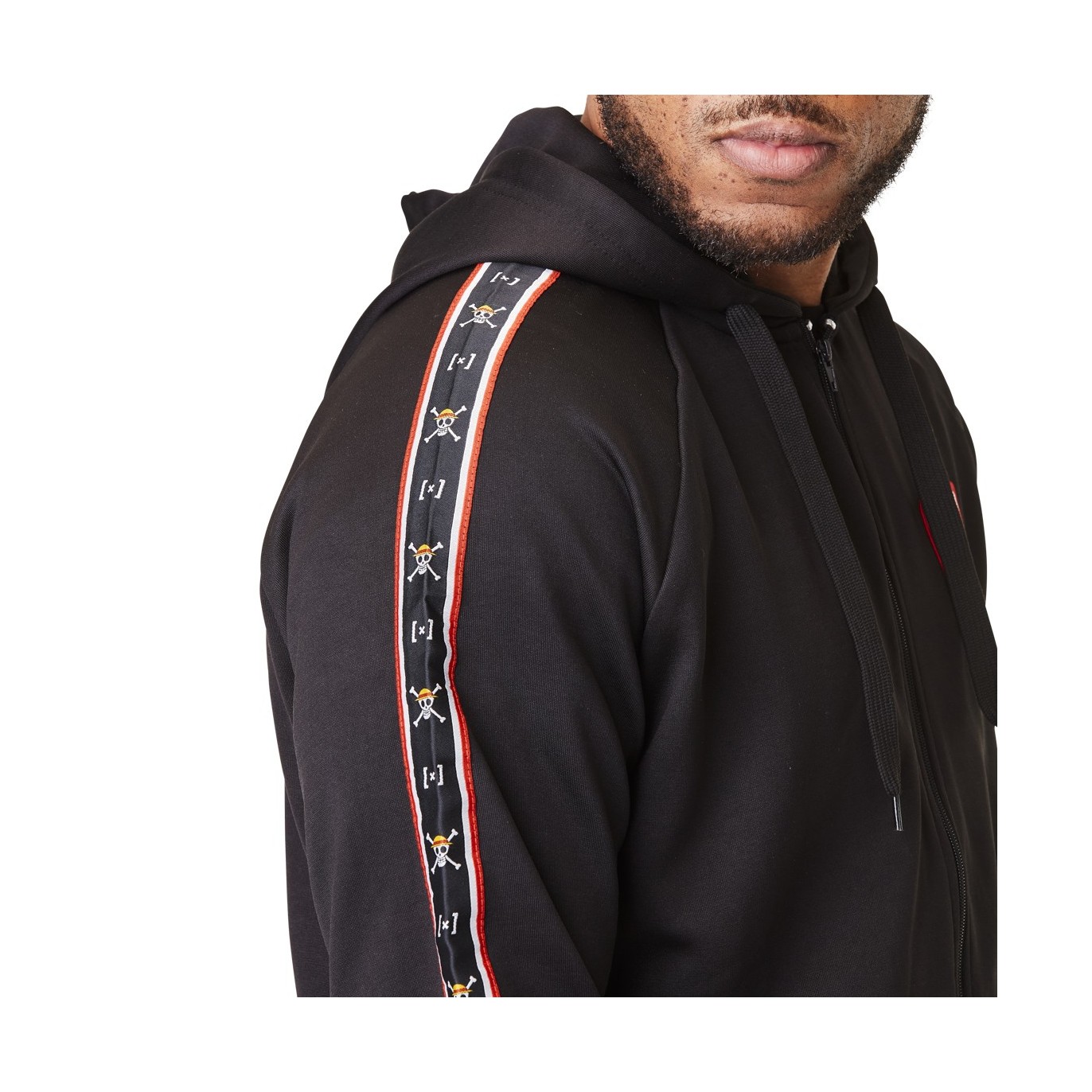 Hoodie with zip man One Piece Luffy Capslab - 4