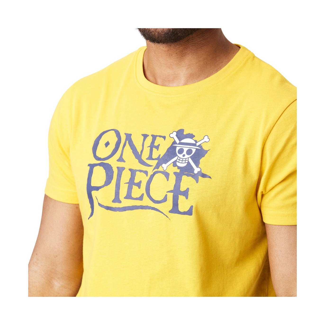 T-shirt One Piece Homme Jaune Capslab Capslab - 3
