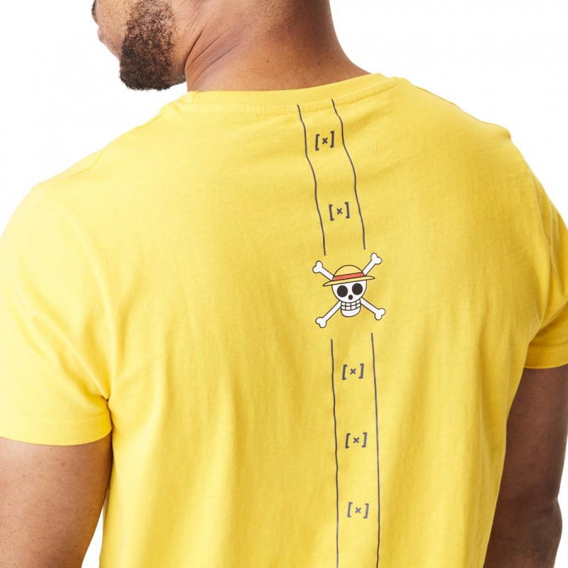 T-shirt One Piece Homme Jaune Capslab Capslab - 4