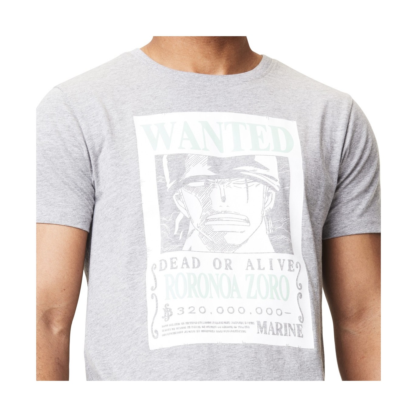 T-shirt Capslab homme col rond One Piece Roronoa Zoro Capslab - 3