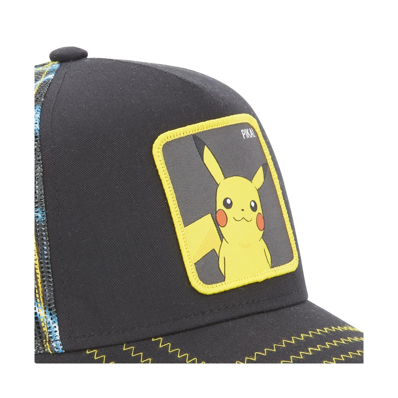 Casquette Trucker Pokemon Pikachu Snapback Noir Capslab Capslab - 3