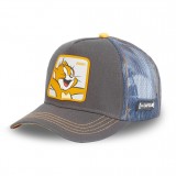 Casquette Trucker Tom And Jerry Snapback Marron Capslab