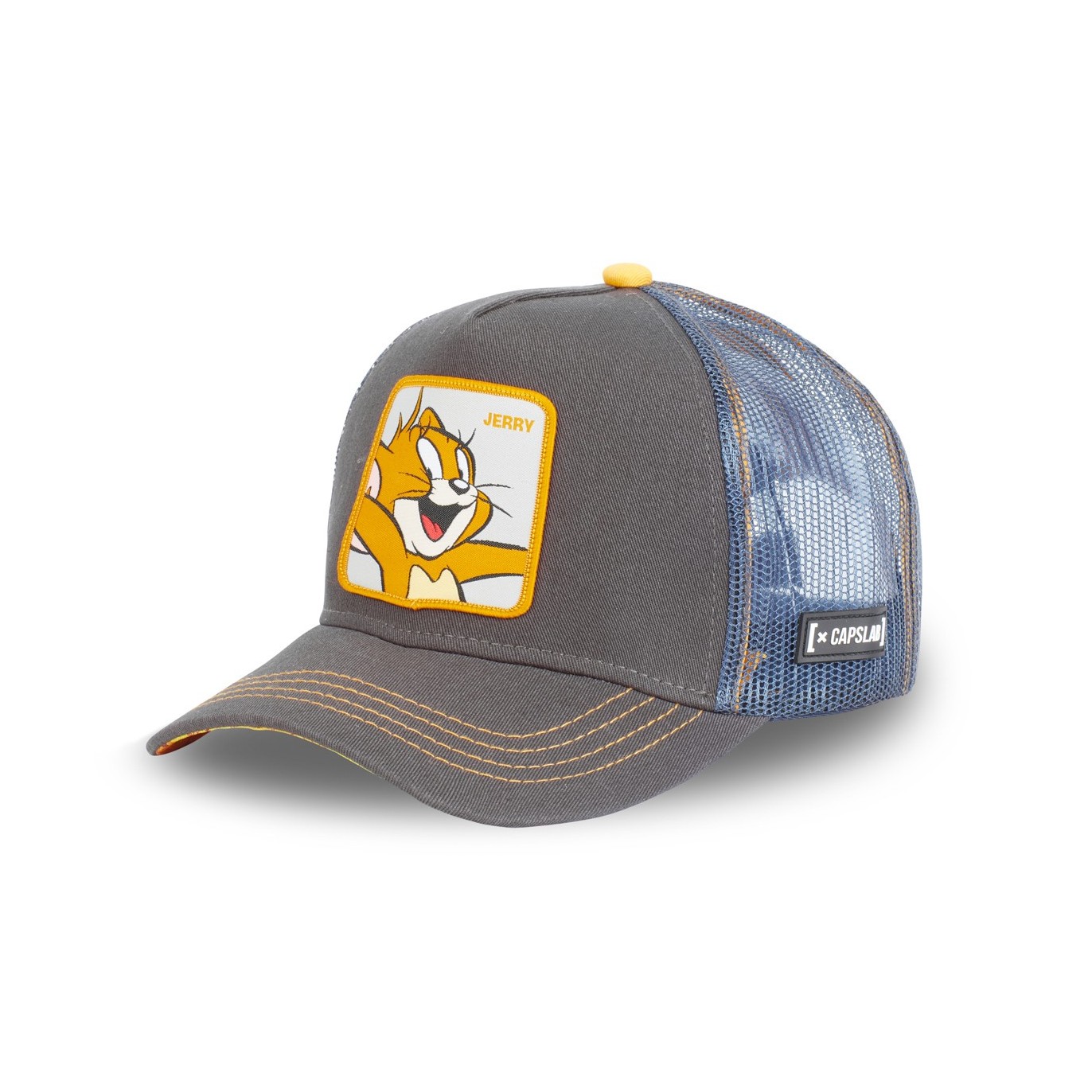 Casquette Trucker Tom And Jerry Snapback Marron Capslab Capslab - 1