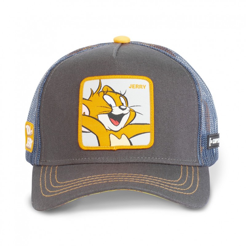 Casquette Trucker Tom And Jerry Snapback Marron Capslab Capslab - 2