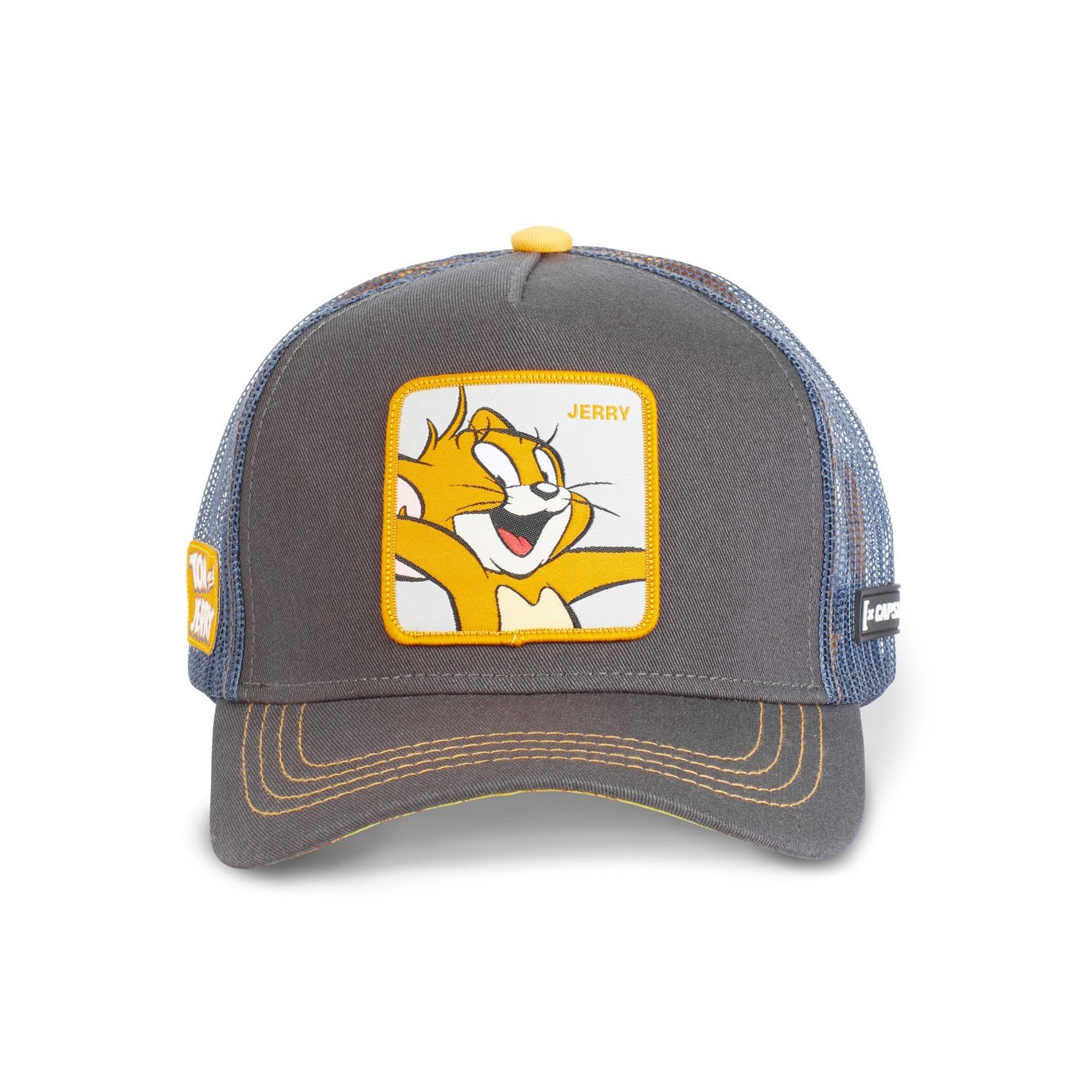 Casquette Trucker Tom And Jerry Snapback Marron Capslab Capslab - 2