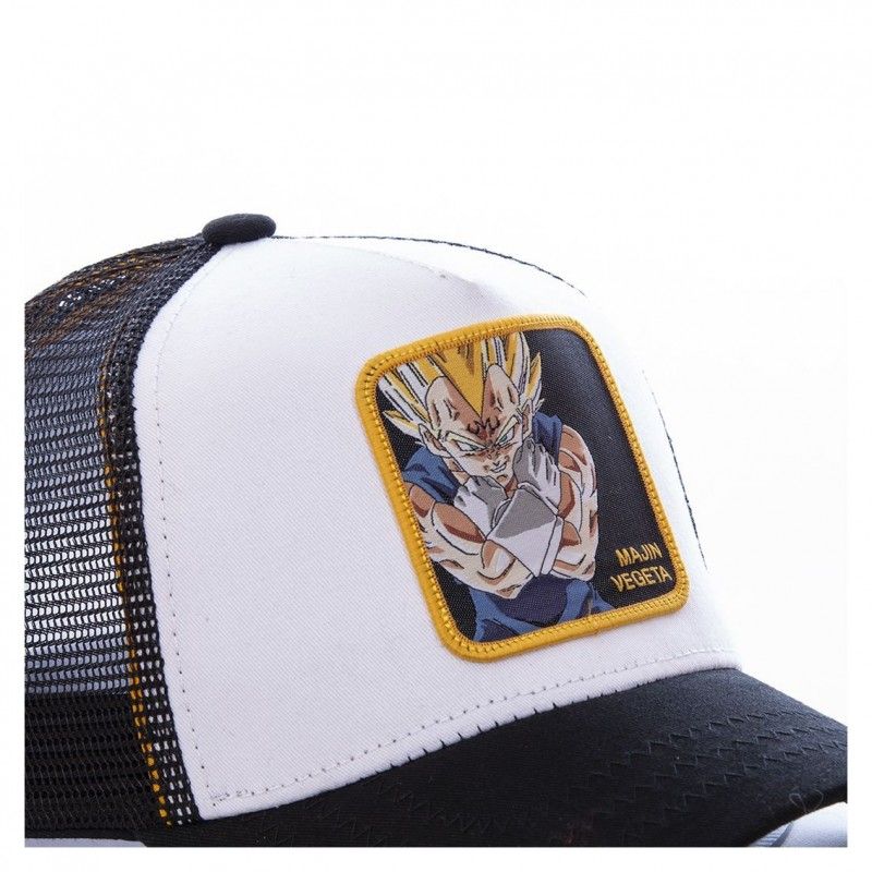 Casquette Trucker Dragon Ball Z Vegeta Snapback Blanc Capslab Capslab - 3