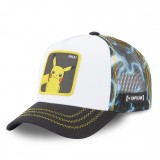Casquette Trucker Pokemon Pikachu Snapback Blanc Capslab