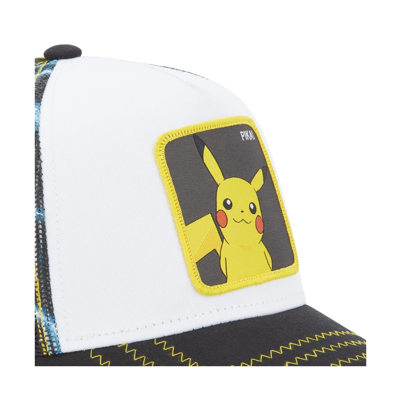 Casquette Trucker Pokemon Pikachu Snapback Blanc Capslab Capslab - 3
