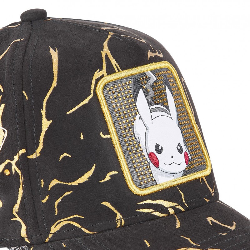 Casquette Baseball Pokemon Pikachu Boucle Noir Capslab Capslab - 3