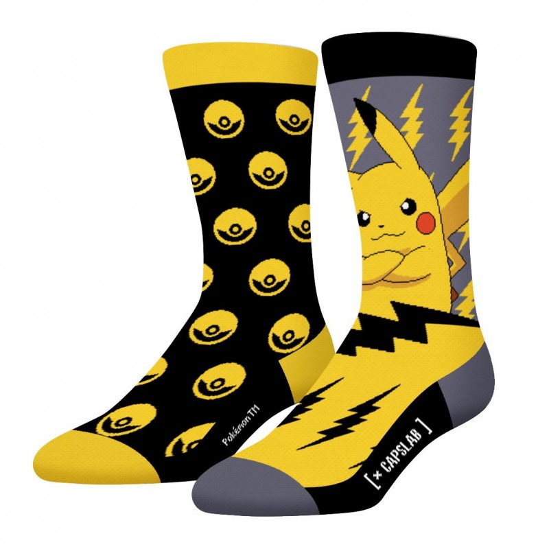 Paire de chaussettes  de ville Pokémon Pikatchu Capslab - 1