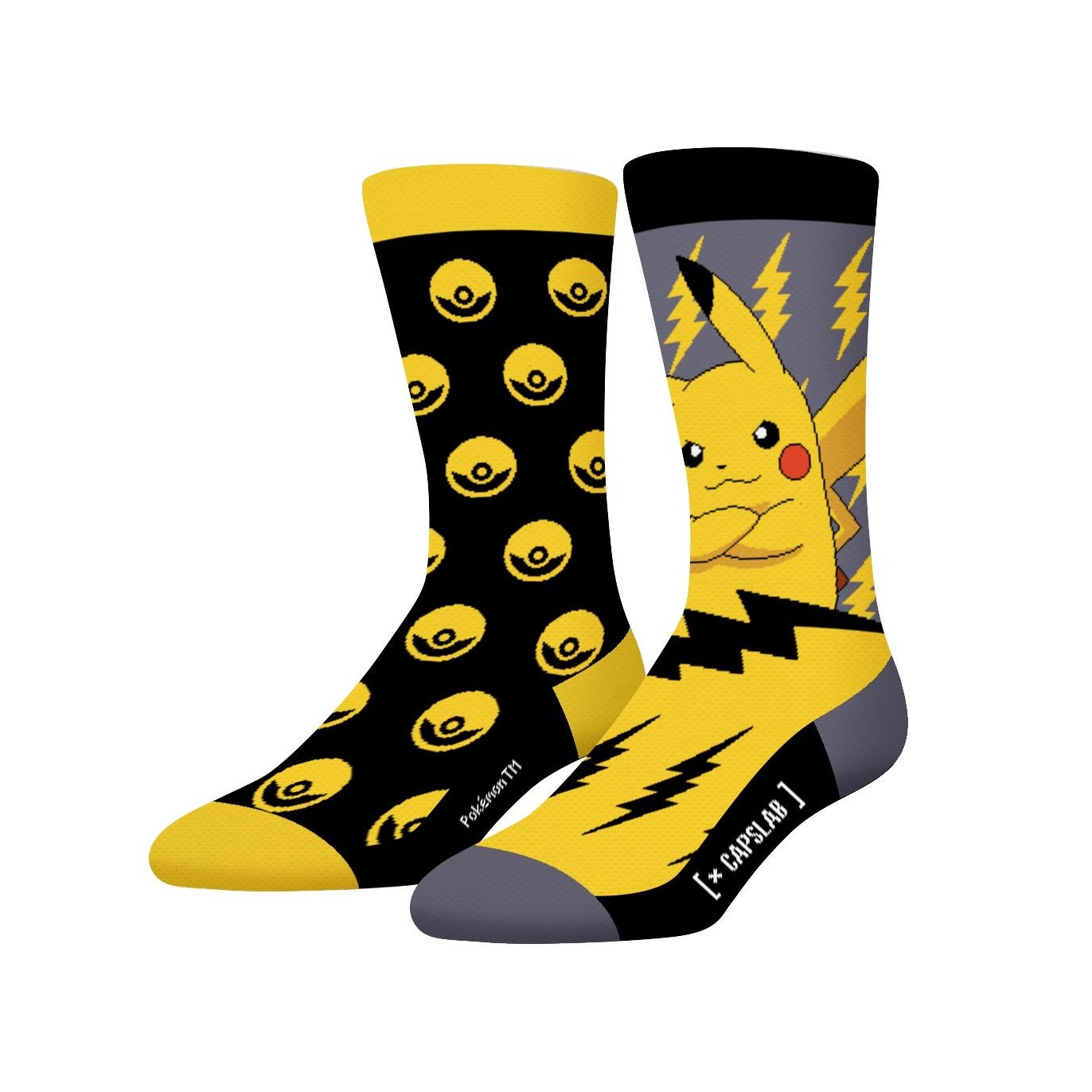 Paire de chaussettes Capslab de ville Pokémon Pikachu Capslab - 1