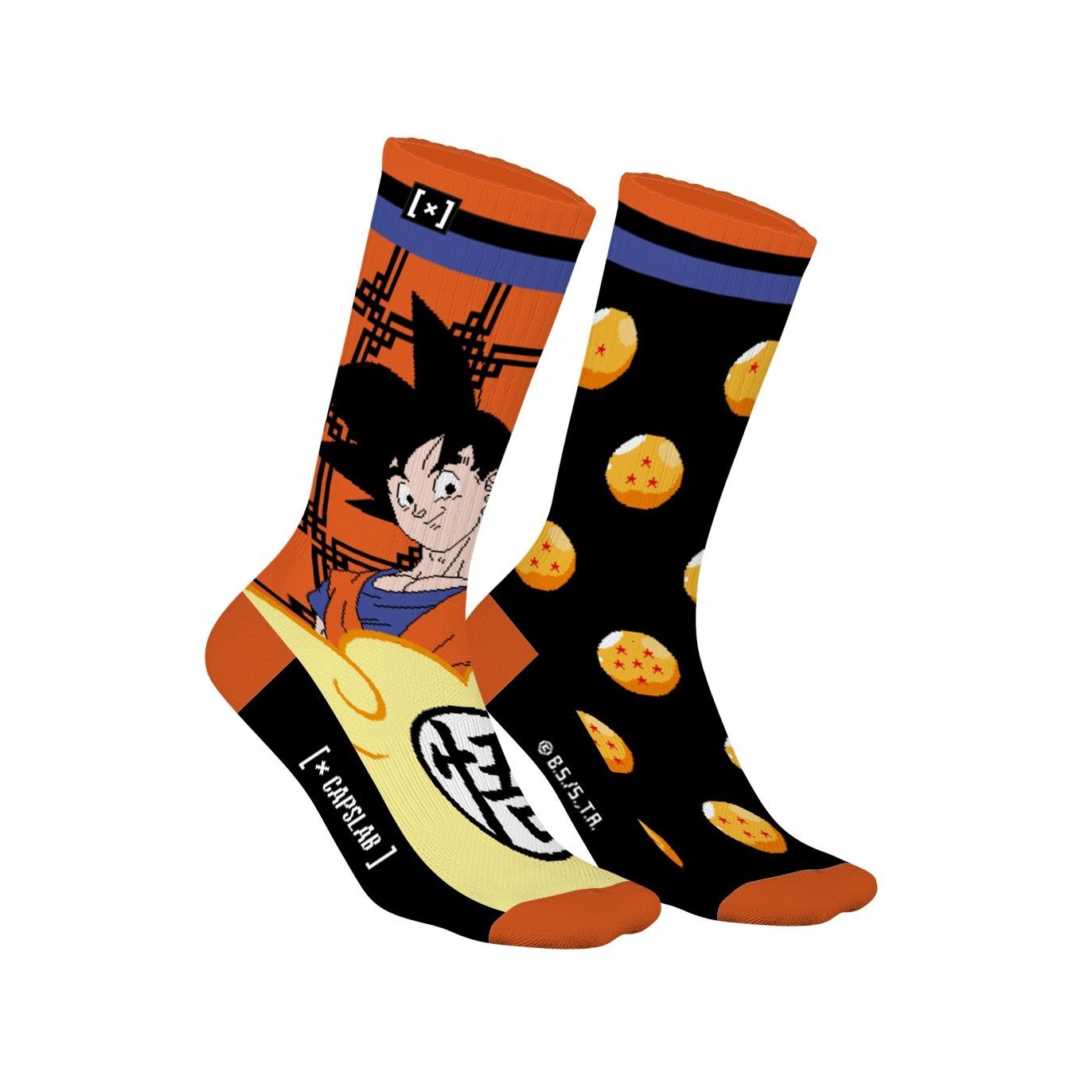 Paire de chaussettes  de sport Dragon Ball Z Gok Capslab - 1