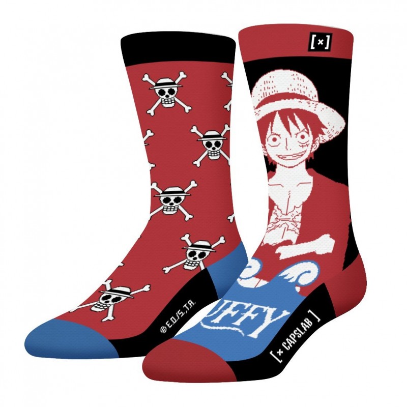 Paire de chaussettes de ville One Piece Luffy Capslab - 1