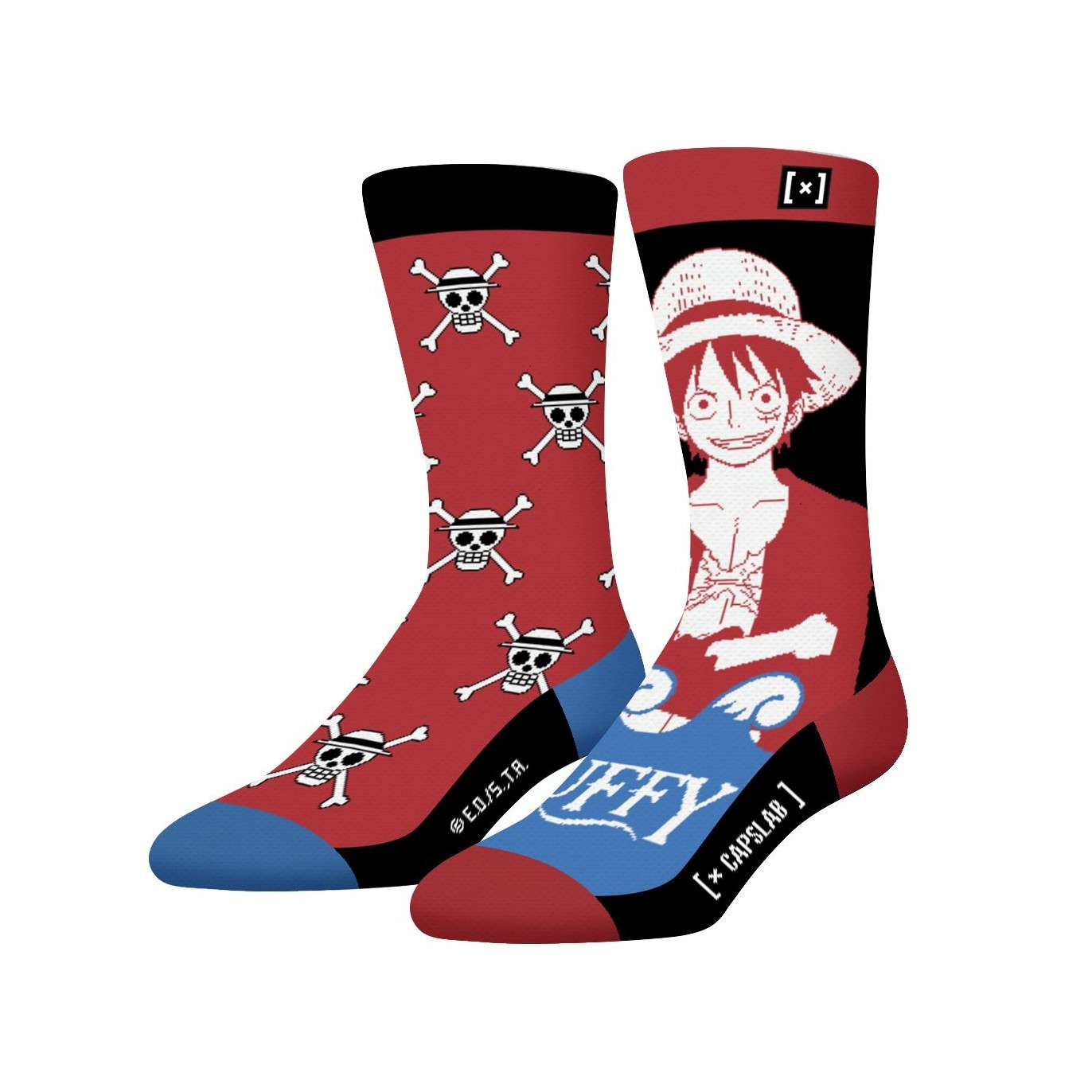 Paire de chaussettes de ville One Piece Luffy Capslab - 1