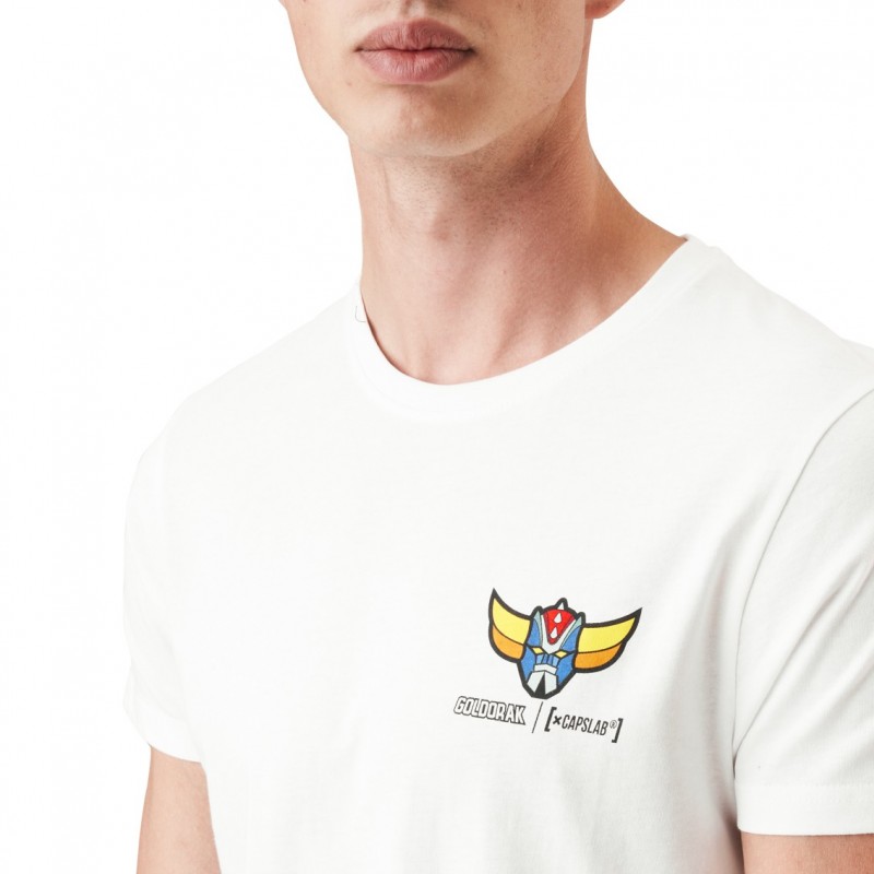 T-shirt Goldorak Homme Blanc Capslab Capslab - 2