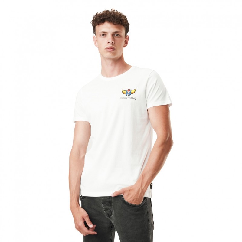 T-shirt Goldorak Homme Blanc Capslab Capslab - 4