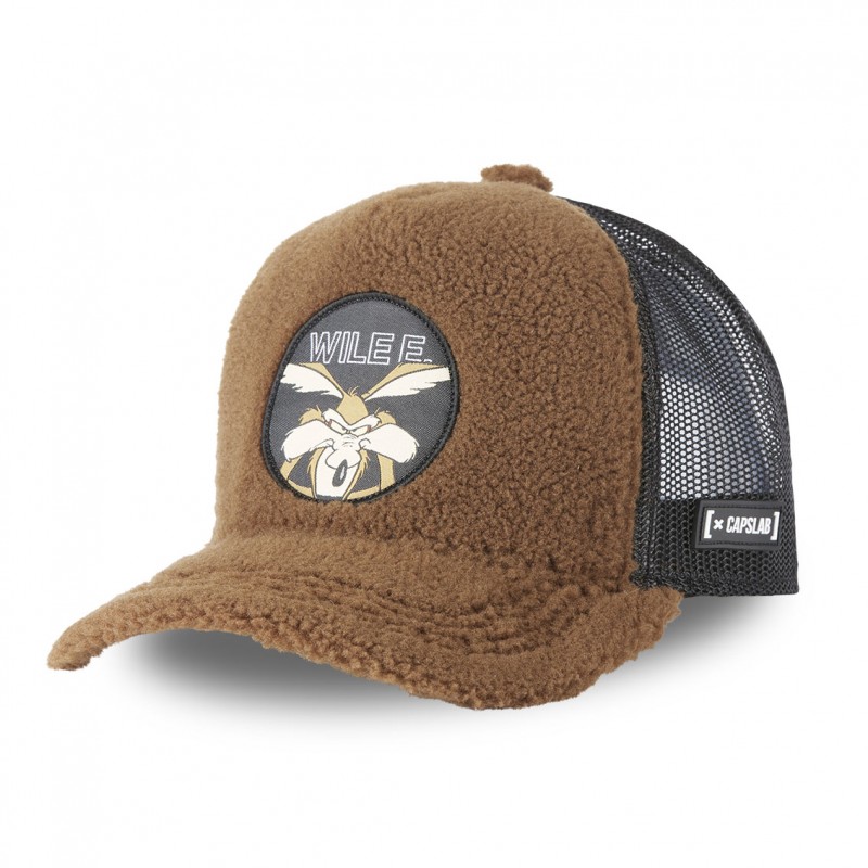 Casquette Trucker Looney Tunes Coyote Snapback Marron Capslab Capslab - 1