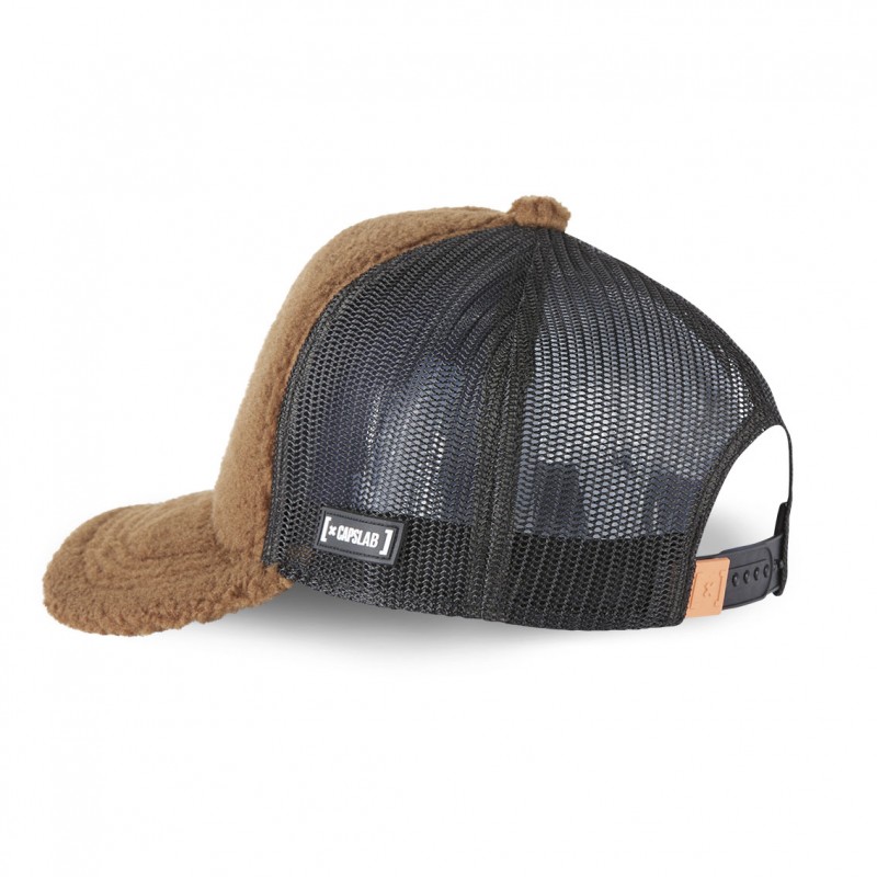 Casquette Trucker Looney Tunes Coyote Snapback Marron Capslab Capslab - 4