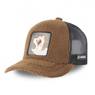 Casquette Trucker Looney Tunes Taz Snapback Marron Capslab Capslab - 1