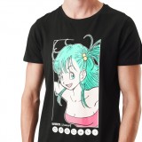 T-shirt Dragon Ball Bulma Homme Noir Capslab