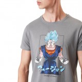 T-shirt Dragon Ball Super Vegetto Homme Gris Capslab