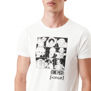 T-shirt homme Capslab col rond One Piece Luffy Capslab - 1