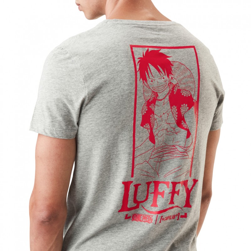 T-shirt homme Capslab col rond One Piece Luffy Capslab - 1