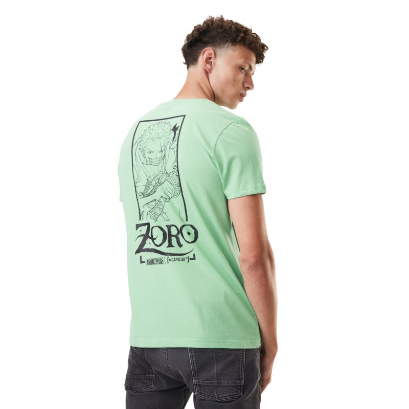 T-shirt homme Capslab col rond One Piece Zoro Capslab - 4