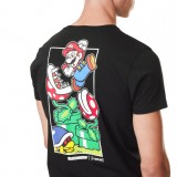 T-shirt Super Mario Homme Noir Capslab