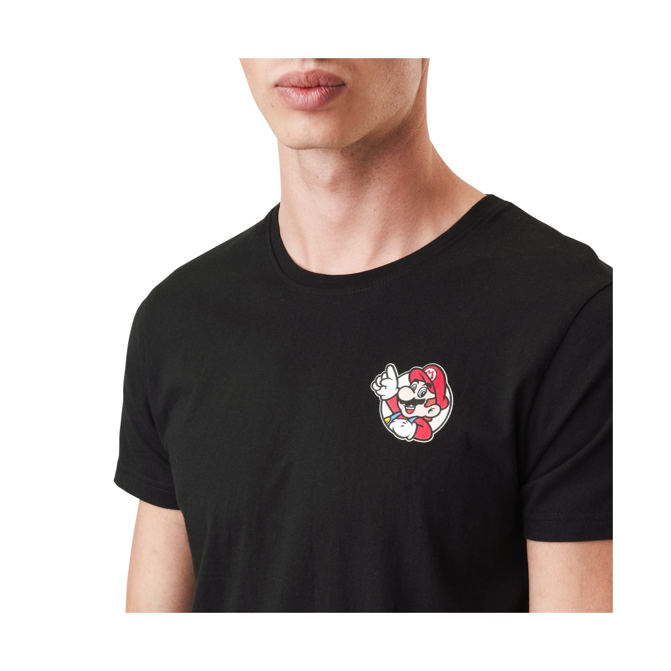 T-shirt Super Mario Homme Noir Capslab Capslab - 2