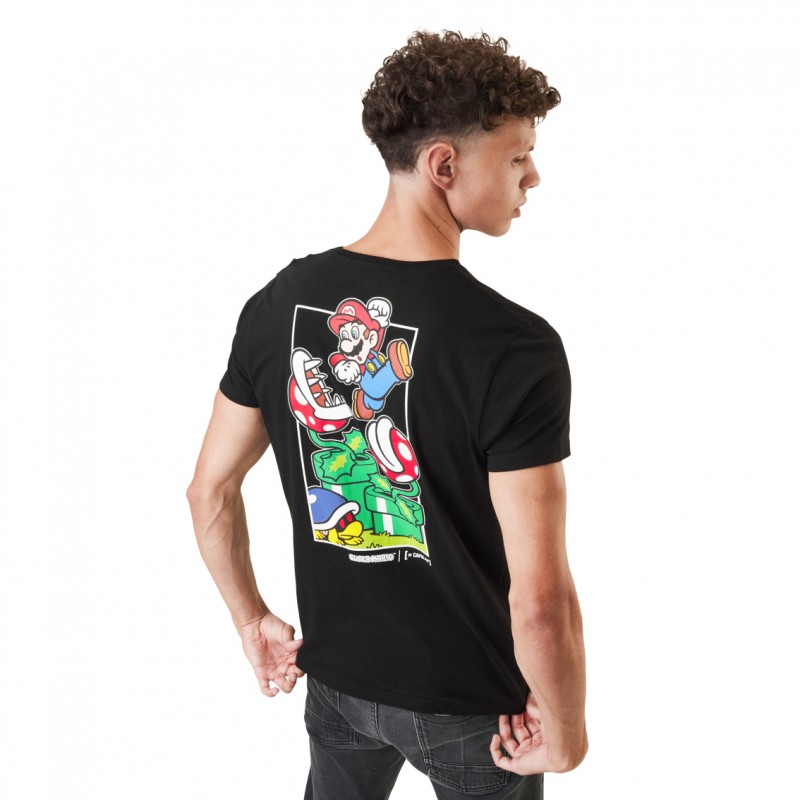 T-shirt Super Mario Homme Noir Capslab Capslab - 3