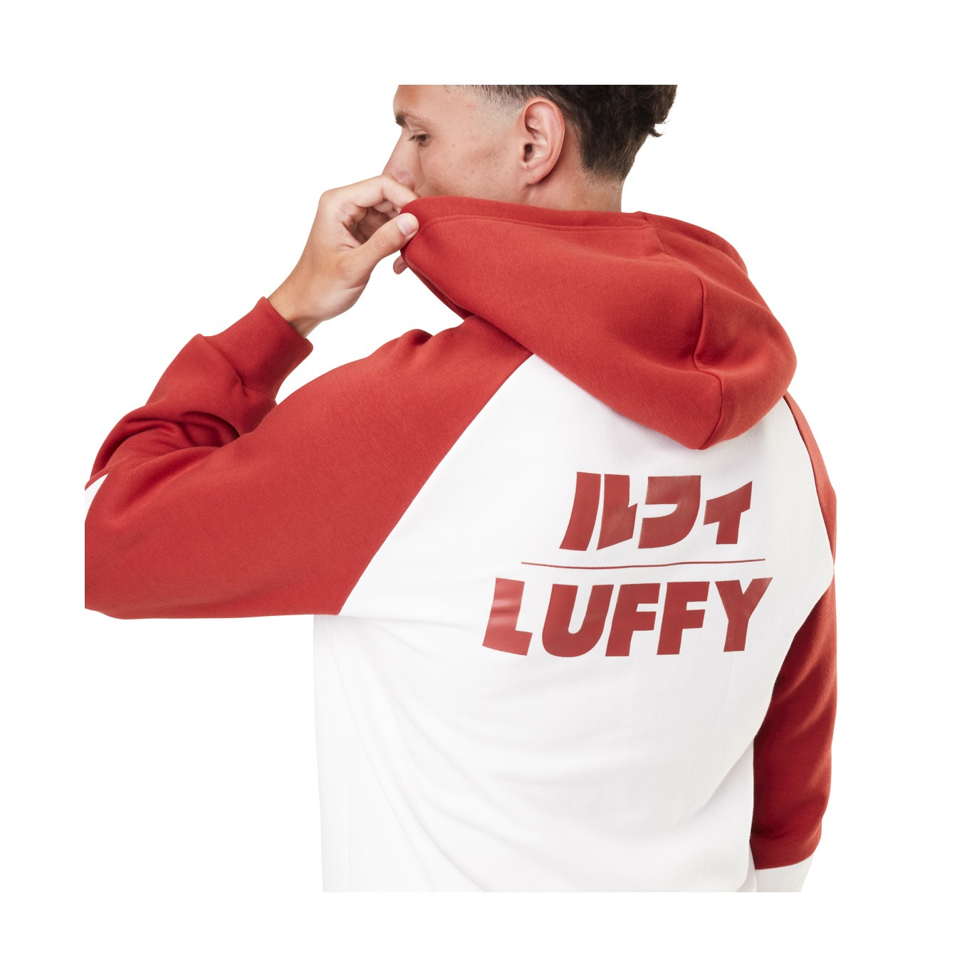 Sweat One Piece Luffy Homme Rouge Capslab Capslab - 2