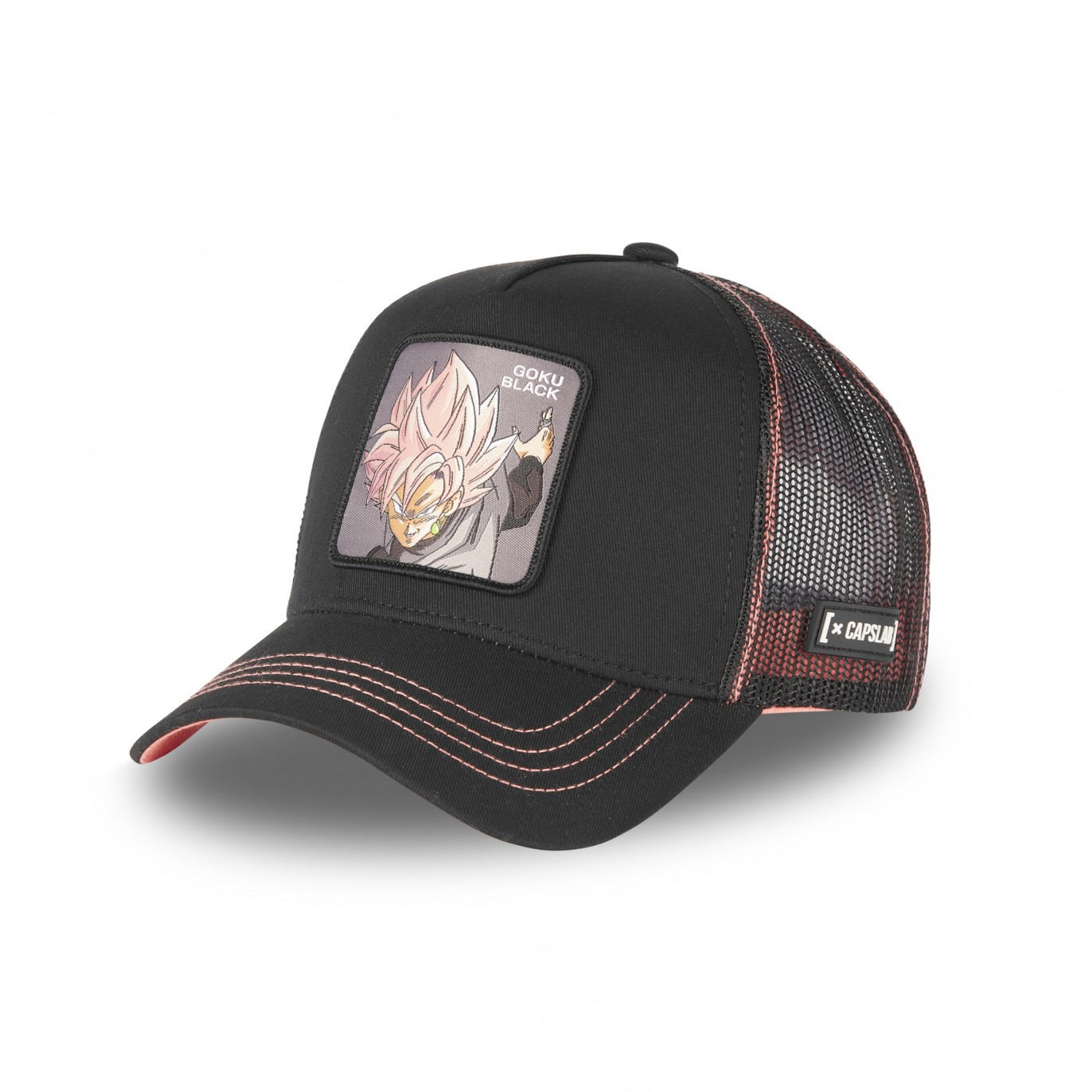 Casquette trucker avec filet Dragon Ball Super Black Goku Capslab - 1