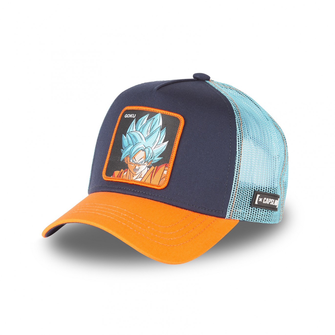 Casquette trucker avec filet Dragon Ball Super Black Goku Capslab - 1