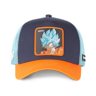 Casquette trucker avec filet Dragon Ball Super Black Goku Capslab - 2