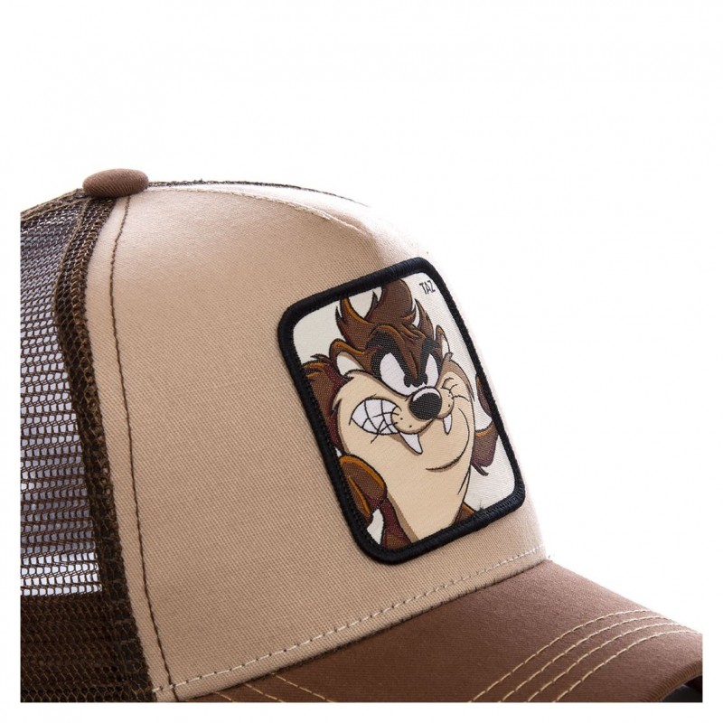Casquette Trucker Looney Tunes Taz Snapback Marron Capslab Capslab - 3