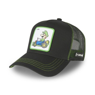 Casquette Trucker Mario Kart Luigi Snapback Noir Capslab Capslab - 1