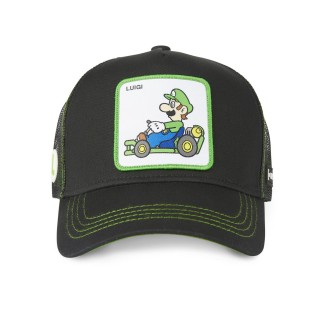 Casquette Trucker Mario Kart Luigi Snapback Noir Capslab Capslab - 2