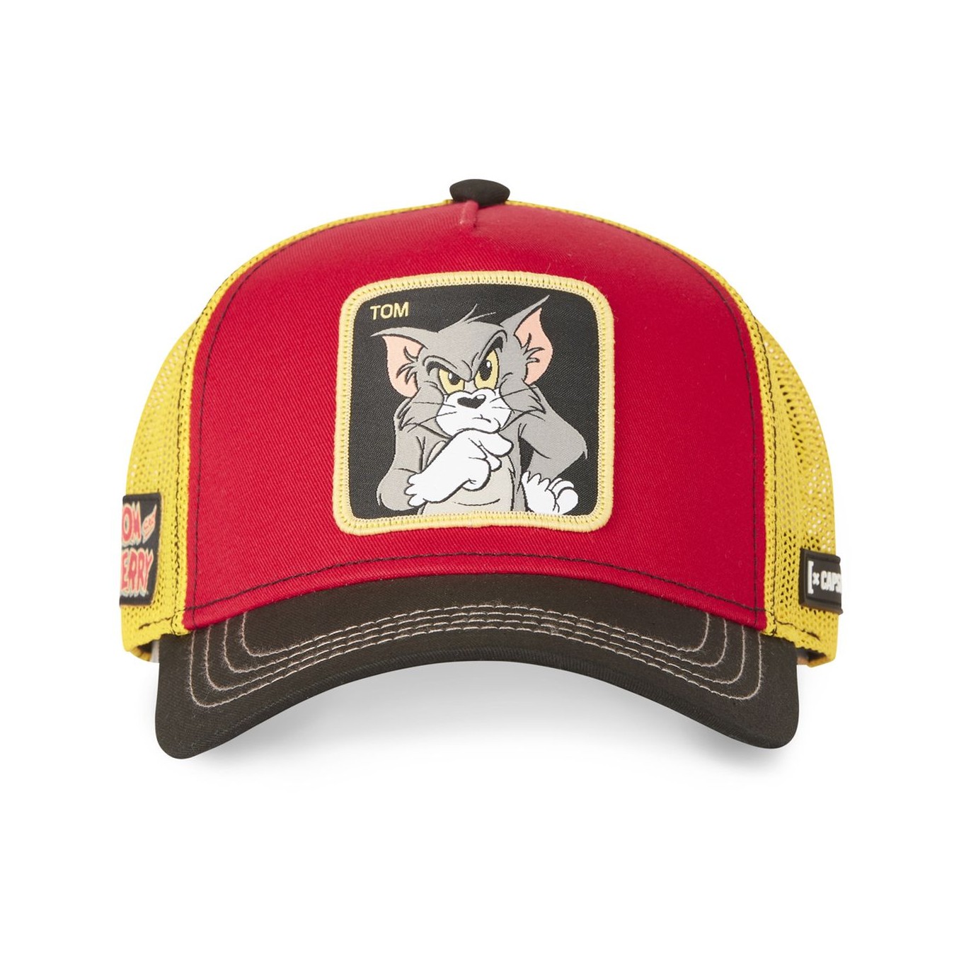 Casquette Trucker Tom And Jerry Snapback Jaune Capslab Capslab - 2