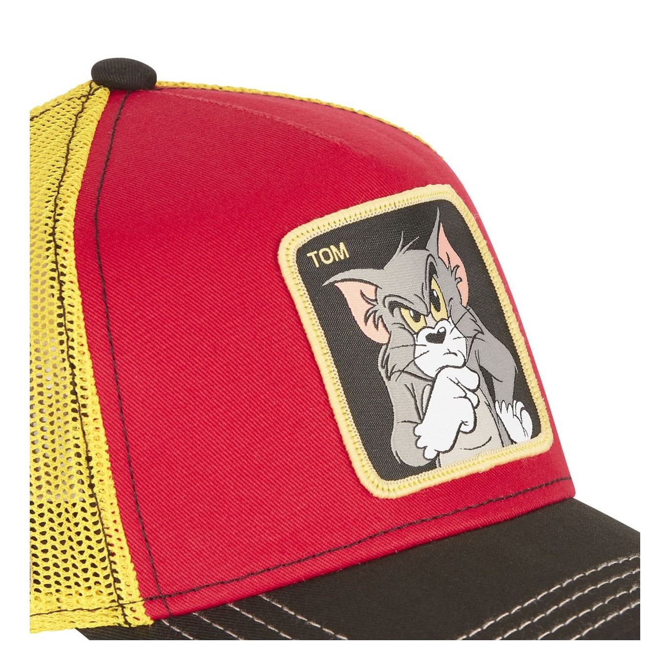 Casquette Trucker Tom And Jerry Snapback Jaune Capslab Capslab - 3