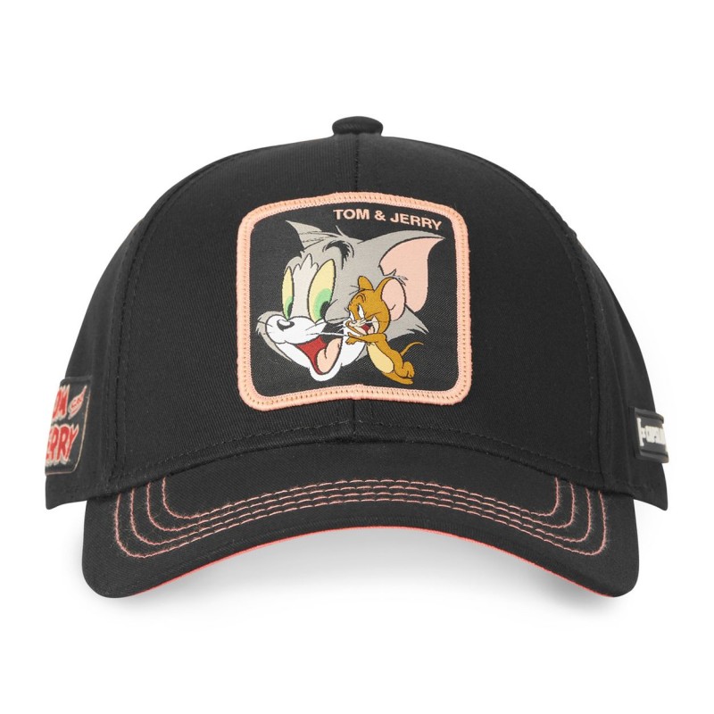 Casquette Baseball Tom And Jerry Boucle Noir Capslab Capslab - 2