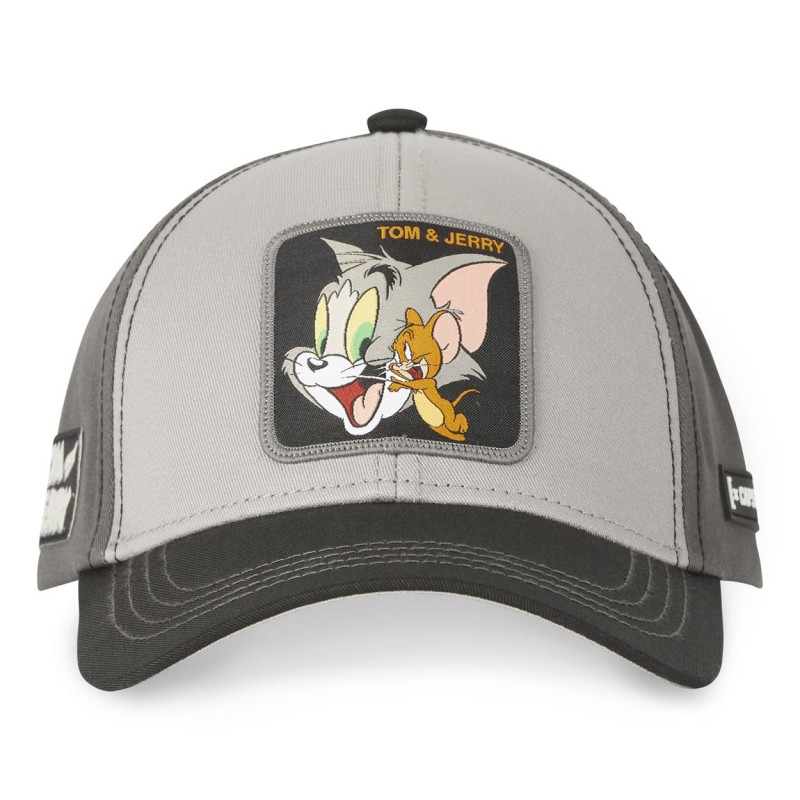 Casquette Baseball Tom And Jerry Boucle Gris Capslab Capslab - 2