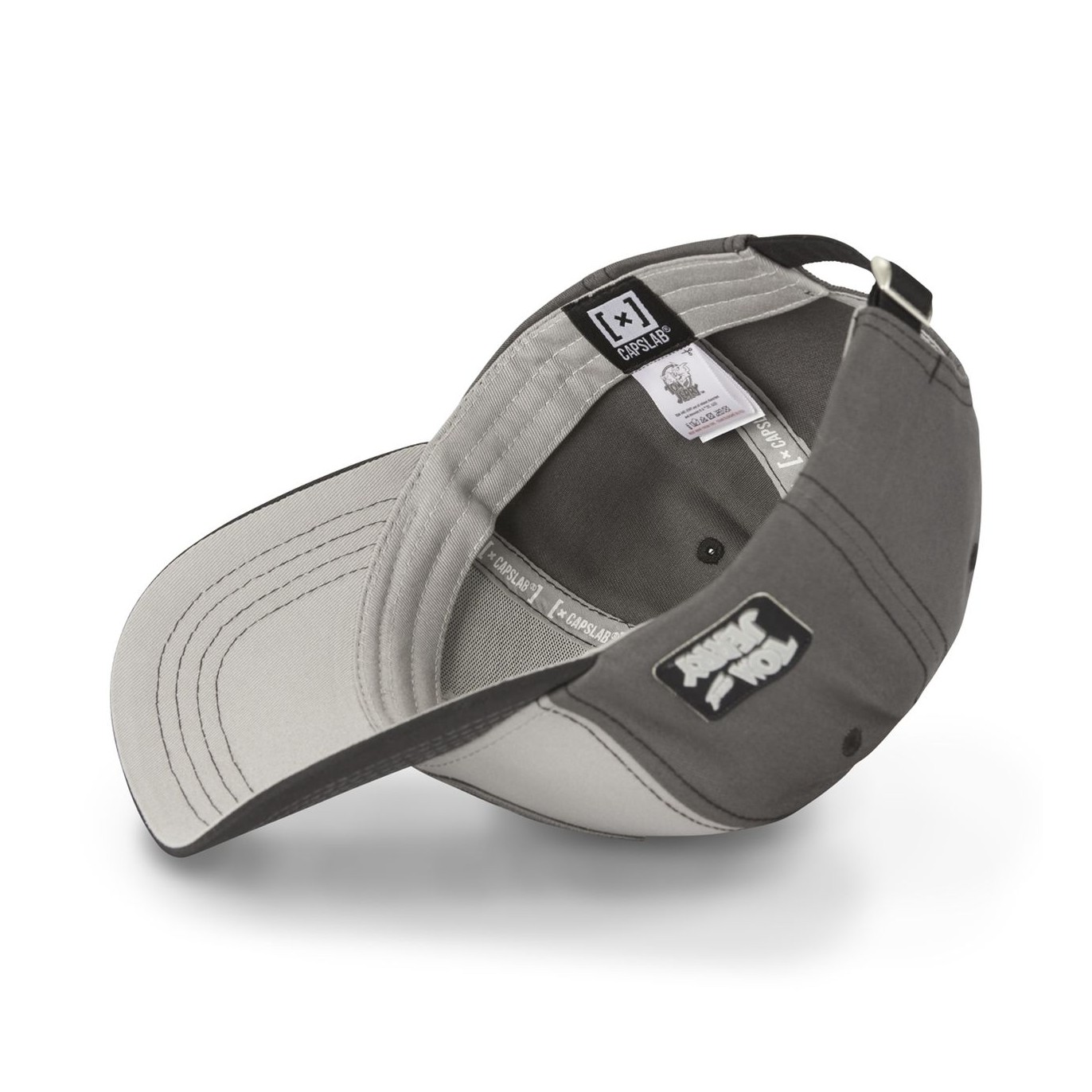 Casquette Baseball Tom And Jerry Boucle Gris Capslab Capslab - 5