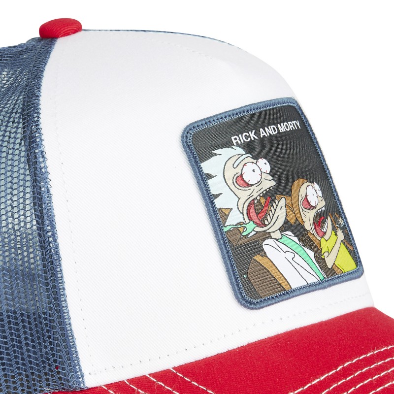 Casquette Trucker Rick And Morty Snapback Blanc Capslab Capslab - 3