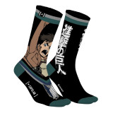 Paires de Chaussettes Attack On Titan Eren - Noire - Capslab