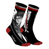 Paires de Chaussettes Attack On Titan Livai - Noire - Capslab 