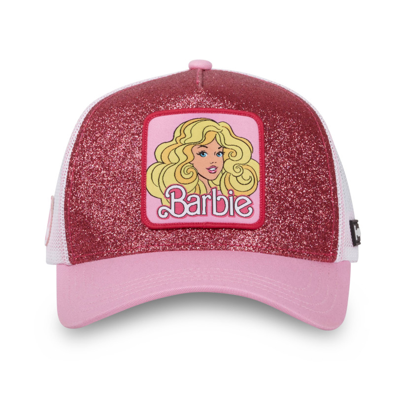 Casquette Trucker Barbie Snapback Effet Brillant - Rose - Capslab Capslab - 4